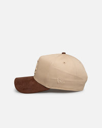 New Era Chicago White Sox 'Oat Brown Suede' 9FORTY A-Frame Snapback Brown