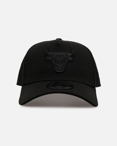 New Era Chicago Bulls 'Easy Black' 9FORTY A-Frame Snapback Black/Black
