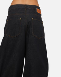 Carre Astor Pleated Jeans Raw Blue