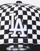 New Era Los Angeles Dodgers 'Checker Trucker' 9FORTY A-Frame Trucker Snapback White