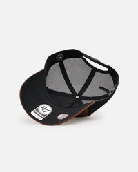 47 Brand San Francisco Giants 'Tonal Suede' '47 Offside Trucker Snapback Chocolate