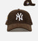 New Era New York Yankees 'Cord Tones' 9FORTY A-Frame Snapback Walnut