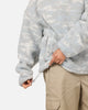 Carre Sherpa Hooded Jumper Snow Camo