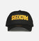 New Era Green Bay Packers 'Upside Down Logo' 9FORTY A-Frame Snapback Black