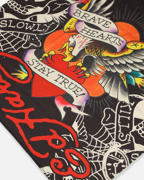 Ed Hardy Stay True Bandana Scarf Black/Multi