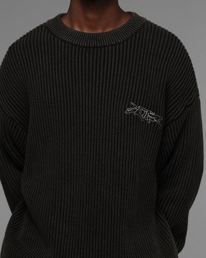 Loiter Star Born Knit Sweater Black