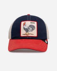 Goorin Bros Rooster Papa Trucker Snapback Navy/Red