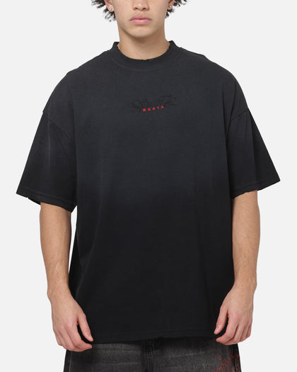 Saint Morta Spirits Boxy T-Shirt Washed Black