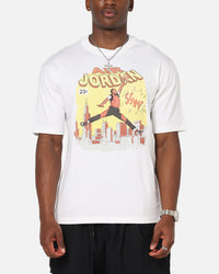 Jordan Jumpman Comic Crewneck T-Shirt White/Black
