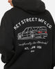 Key Street Low Standards Hoodie Black Acidwash
