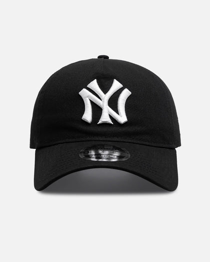 New Era New York Yankees 'Duck Canvas' 9FORTY A-Frame Unstructured Snapback Black