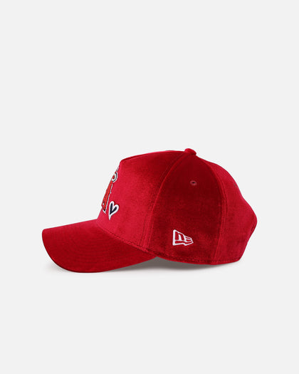 New Era Los Angeles Angels 'Velvet Hearts' 9FORTY A-Frame Snapback Red