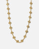 Saint Morta Chrome Cross Chain Necklace Gold