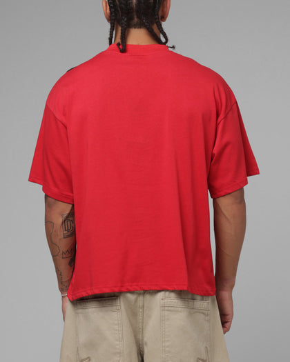 Loiter Script T-Shirt Red