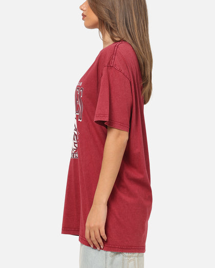 Bleacher Athletic Manly Warringah Sea Eagles Adult Washed Team T-Shirt Maroon