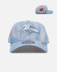 New Era Baltimore Ravens 'Hopeless Romantic' 9FORTY A-Frame Snapback Sky Blue