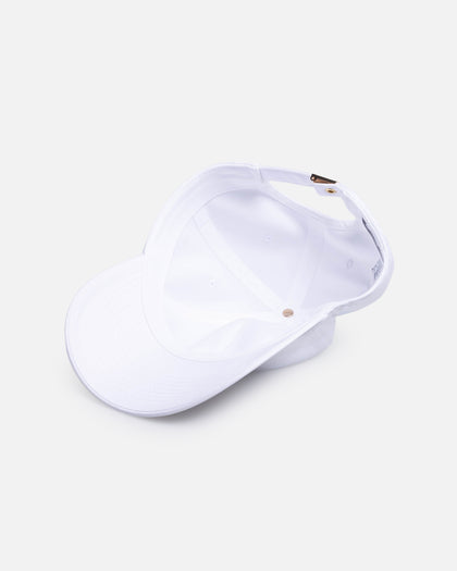Nike Dri-FIT Club Unstructured Metal Swoosh Strapback Cap White