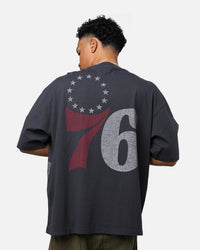 New Era Philadelphia 76ers Oversized T-Shirt Black