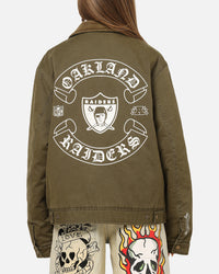 Mitchell & Ness Las Vegas Raiders Workwear Jacket Military