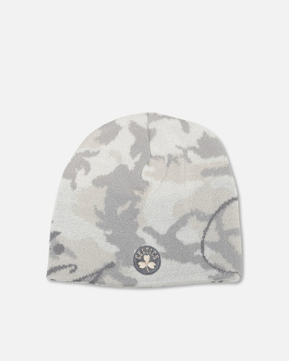Mitchell & Ness Boston Celtics Snow Camo Skull Beanie Snow Camo