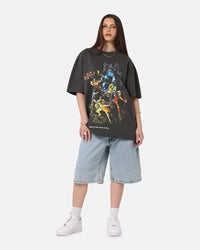 73Studio X Diablo Halloween Heroes Are Born Heavyweight T-Shirt Black Wash