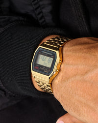 Casio A159WGEA-1DF Watch Gold/Black