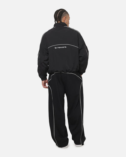 New Era Double Zip Track Jacket Black
