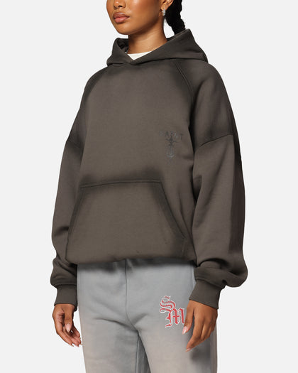 Saint Morta Daggers Premium Hoodie Contrast Brown