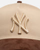 New Era New York Yankees 'Oat Brown Suede' 9FORTY A-Frame Snapback Brown