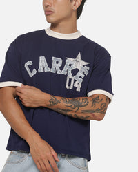 Carre 4 Star Ringer T-Shirt Dark Navy
