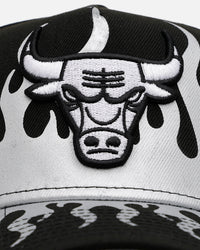New Era Chicago Bulls 'Metallic Flames' 9FORTY A-Frame Snapback Black/Silver