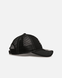 New Era New York Mets 'Contrast Chrome' 9TWENTY Casual Trucker Strapback Black