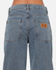 Carre Union Straight Fit Jeans Mid Blue