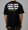 Loiter Made Me Puff Print T-Shirt Black