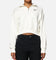 Nike Women's Sportswear Style Phoenix Fleece Cropped Half Zip Sweatshirt Sail/Black