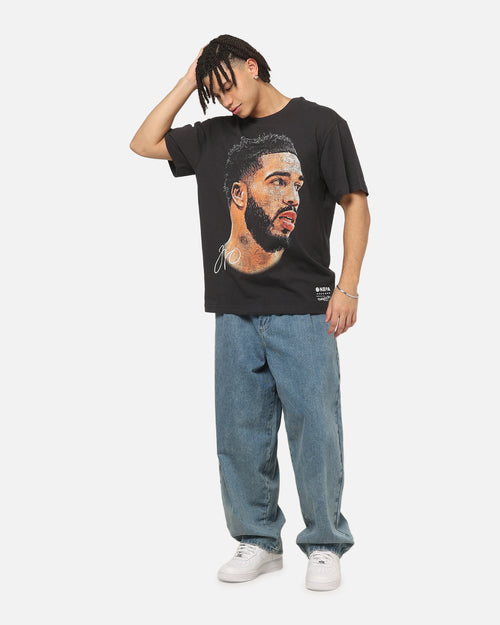 Mitchell & Ness Jayson Tatum Boston Celtics Big Head T-Shirt Washed Black