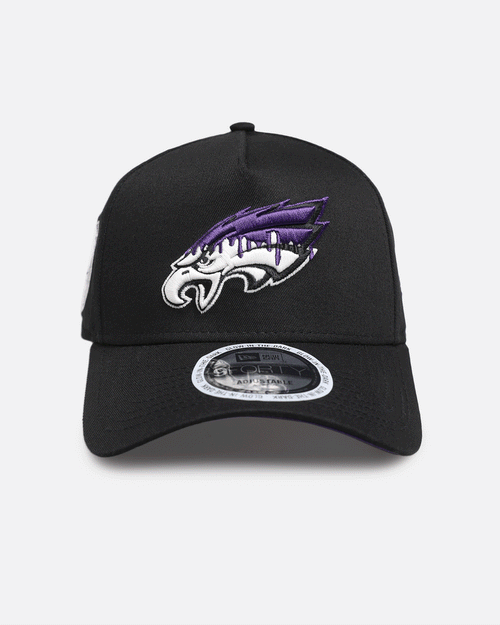 New Era Philadelphia Eagles 'Drip 3.0' 9FORTY A-Frame Snapback Black