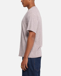 XXIII Rib Knit T-Shirt Pink Marle