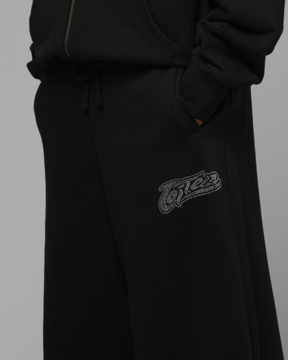 Loiter Silicone Ultra Wide Sweatpants Black