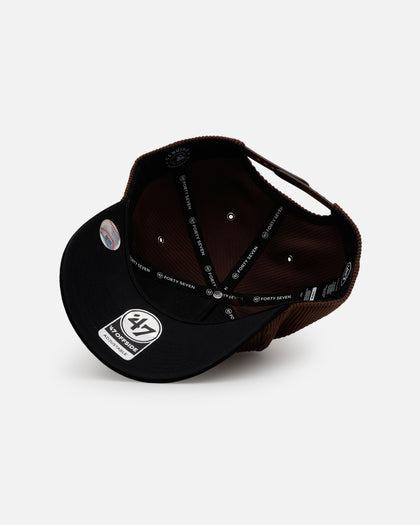 47 Brand Detroit Tigers 'Barren' Offside DT Corduroy Snapback Brown/Black