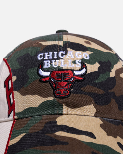 Mitchell & Ness Chicago Bulls 'NBA Home And Away' Low Profile Strapback Woodland Camo