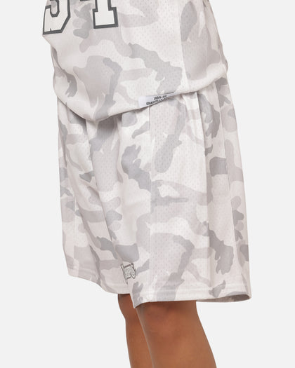 Mitchell & Ness Los Angeles Lakers Snow Camo Authentic Mesh Shorts White
