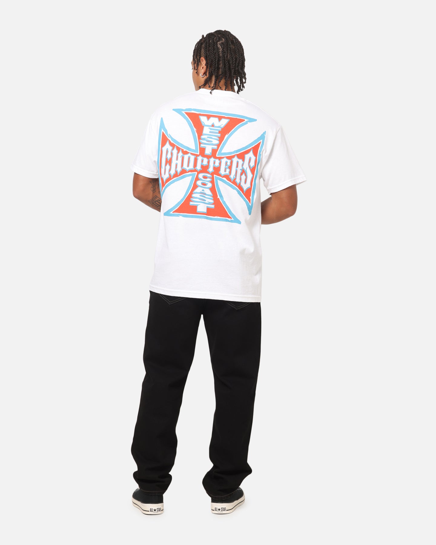 West Coast Choppers 80's Chiseled Logo T-Shirt White | Culture Kings