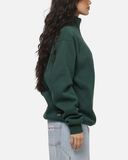 Vouseti The OG Quarter Zip Crewneck Forest Green