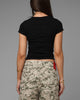 Loiter Women's Holy Fire Crop T-Shirt Black