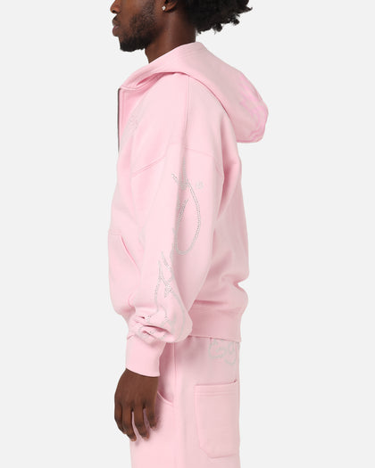 Ed Hardy Trinity Zip Hoodie Pink