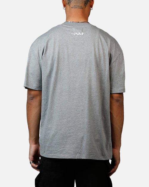 Pro Standard Los Angeles Dodgers Reverse French Terry T-Shirt Grey