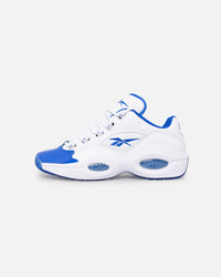 Reebok Question Low "Blue Toe" Footwear White/Electric Cobalt