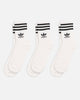 Adidas Solid Mid Cut Crew Socks 3 Pack White