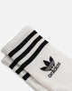 Adidas Solid Mid Cut Crew Socks 3 Pack White